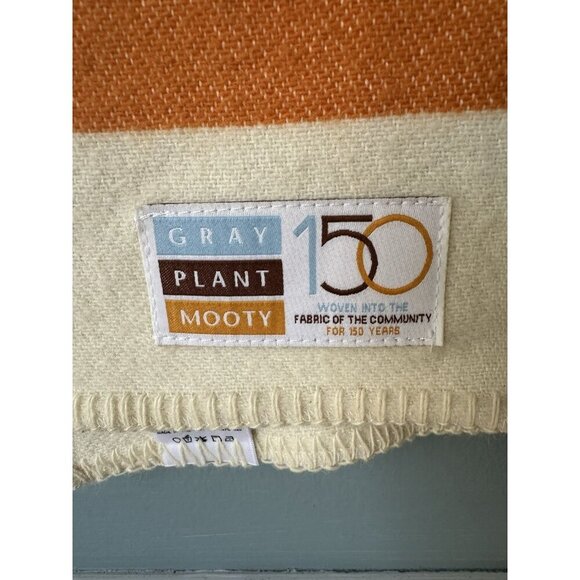 Faribault Woolen Mill Scarf 72x11 Striped Revival Wool USA Dapper Classic Men - Picture 3 of 8